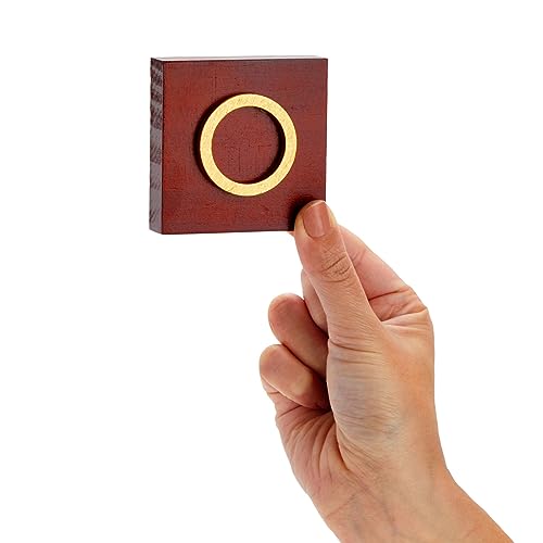 Juvale 9.5-inch Wooden Tic Tac Toe Game, Decorative Coffee Table Games for Kids, Family and Adults Juvale