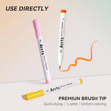 Arrtx 36 Colors Acrylic Marker for Rock Painting, Extra Brush Tip Paint Markers, Art Supplies, Fabric Paint, Fabric Markers, Paint Pen, Art Markers, Arrtx