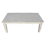 International Concepts Java Coffee Table Unfinished IC International Concepts