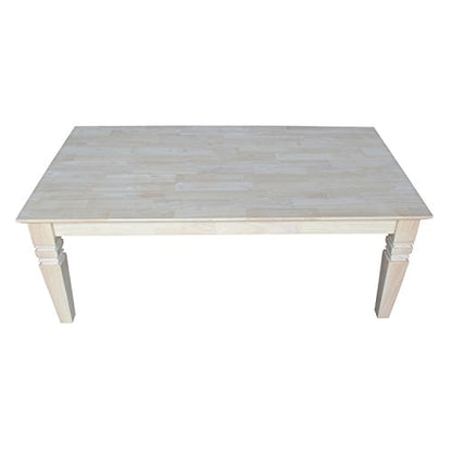 International Concepts Java Coffee Table Unfinished