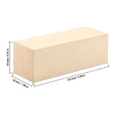 MUKCHAP 8Pcs 6 x 2 x 2 Inch Basswood Carving Blocks, 15 x 5 x 5cm Whittling Wood Blocks, Unfinished Basswood Carving Blocks for Beginners, DIY, MUKCHAP