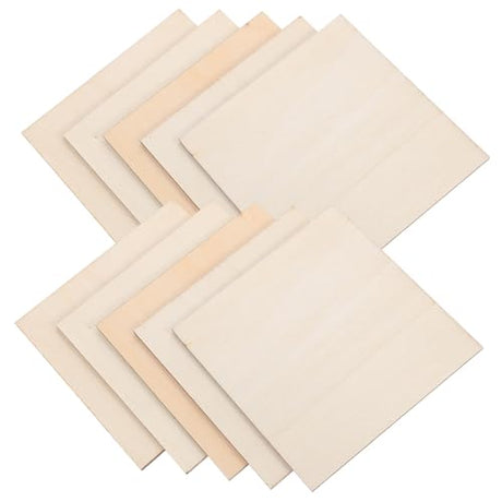 Operitacx 20pcs DIY Graffiti Wood Chips Unfinished Wooden Slices DIY Wooden Board Painting Wood Discs Unfinished Wooden Board Natural Wood Chips Operitacx