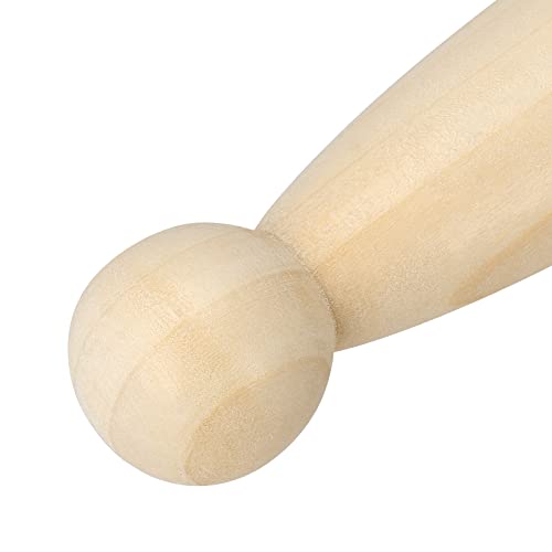 SEHOI 40 PCS 3.5 Inch Wooden Peg Dolls, 20 Mom, 20 Dad Unfinished Wooden People Set Wooden Peg Figures Peg People for Painting, Graffiti, Crafts, SEHOI