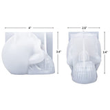 LET'S RESIN Silicone 3D Large Skull Shape Molds, Skeleton Skull Epoxy Resin Mold for Candle Making, Home Decor, Outdoor, Resin Casting Art Crafts LET'S RESIN