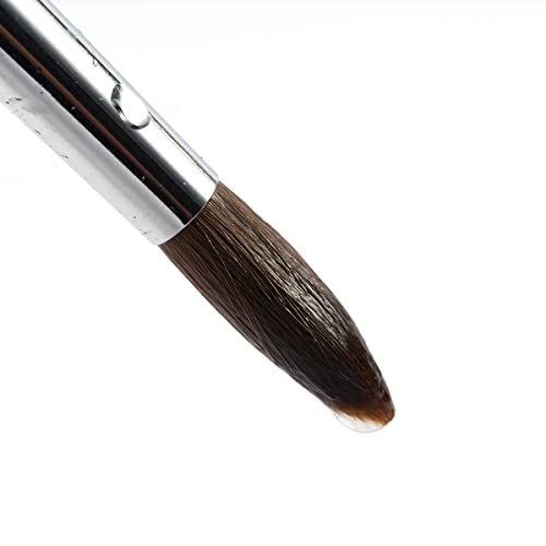 Sable Watercolor Brushes Professional, Fuumuui 8Pcs Kolinsky Sable Brush Set Variety Shapes with Flat, Round Pointed, Cat's Tongue Oval Wash Perfect Fuumuui