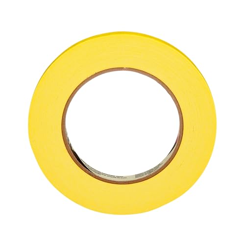 3M 301+12 301+ Yellow Masking or Painter's Tape, 12 mm Width 3M