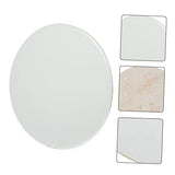 Tofficu Pottery White White Serving Platters Unfinished Ceramic Tiles Unfinished Ceramic Plate Dinner Decoracion para Mesa De Comedor Hand Ceramic Tofficu