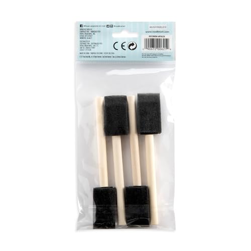 Royal & Langnickel - Crafter's Choice 4 Count 1" Foam Brushes | RFOMW-4PACK Royal Brush