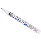 Uchida Marvy Deco Color Extra Fine Opaque Paint Marker Art Supplies, White UCHIDA