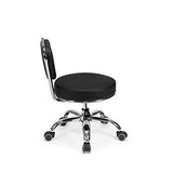MAYAKOBA Dayton Garage Rolling Seat (Black) Pneumatic, Short Stool with Adjustable Height 13"-15", Perfect for Garage Task, Home Cleaning, Bathroom MAYAKOBA