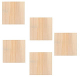 DECHOUS 5pcs Blank Wooden Picture Frame Unfinished Wood DIY Picture Frames Painting Wood Tray Ornament Picture Frame Educational Toys for Kids DECHOUS