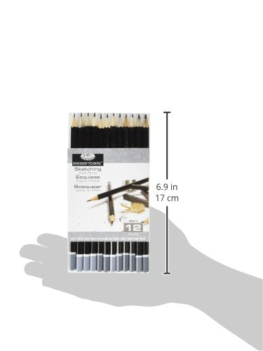 Royal & Langnickel SPEN-12 Essentials Sketching Pencil Set, 12-Piece Royal & Langnickel