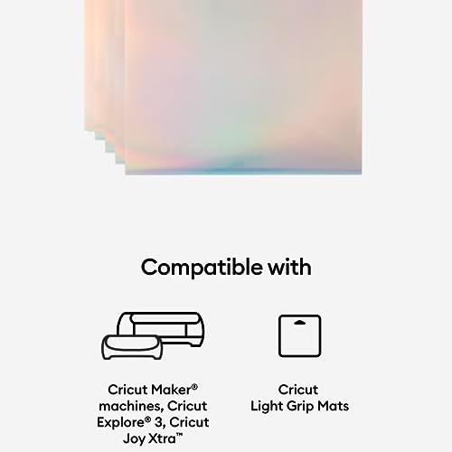 Cricut Printable Vinyl 10 Count, Printable Vinyl for Letter Stickers, Labels & Decor, Vinyl Paper for Inkjet Printer, Compatible with Cricut Maker, Cricut