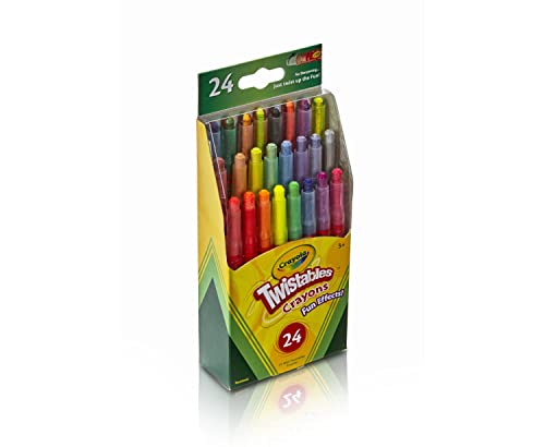 Crayola Twistables Crayons, Fun Effects, Gift for Kids, 24 Count Crayola