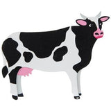 MPD Wood Painted Cutout Shape (Cow) Daisy Crafts