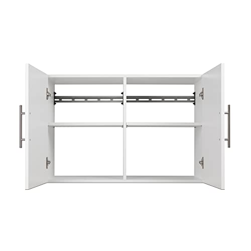 HangUps Upper Storage Cabinet - Sleek 36" Wall-Mounted Solution in Classic White Finish Prepac
