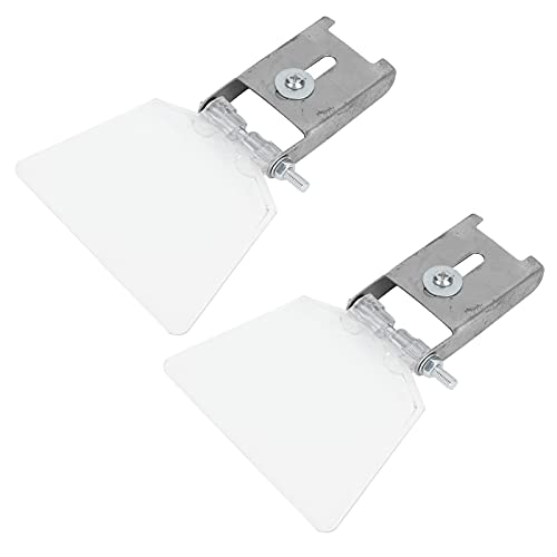 Bench Grinder Eyeshield, Pack of 2 304 Stainless Steel Grinder Tool Shield Angle Grinder Protective Cover Case Tool Shield Attachment Accessories for Estink