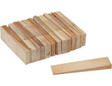 Wood Slate Shims for Pool Tables 25-pack Action