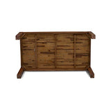 East West Furniture LM7-0N-T Lismore Dining Room Rectangle Rustic Wood Table, 40x72 Inch, Walnut East West Furniture