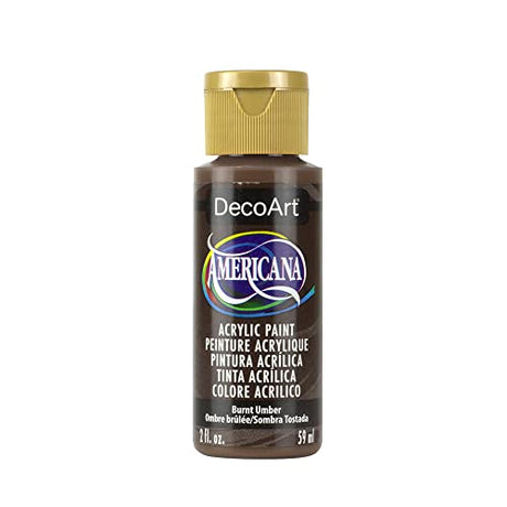 DecoArt Americana Acrylic Paint, 2-Ounce, Burnt Umber DecoArt