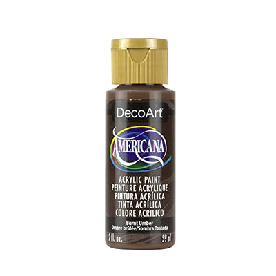 DecoArt Americana Acrylic Paint, 2-Ounce, Burnt Umber