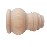 Btibpse 3" Tall Solid Wood Furniture Legs Unfinished Bun Feet for Cabinet Sofa Ottoman TV Stand Loveseat Dresser Set of 4 Btibpse