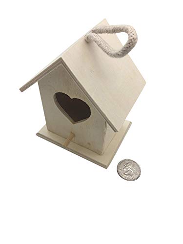 Oojami Design Your Own Wooden Birdhouses 12 Bird House Bulk (Modern) - WoodArtSupply