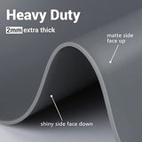 Ewen 25.6x17.7 Inches Large Heat Resistant Placemats Silicone Mat, 2MM Thick Countertop Protector Mat for Appliances, Coffee Maker,Kitchen Table, Ewen