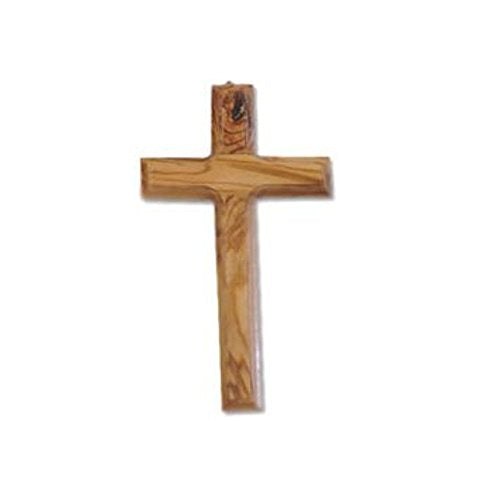 Holy Land Market Olive Wood Cross - 4.75-5 Inches Tall - WoodArtSupply