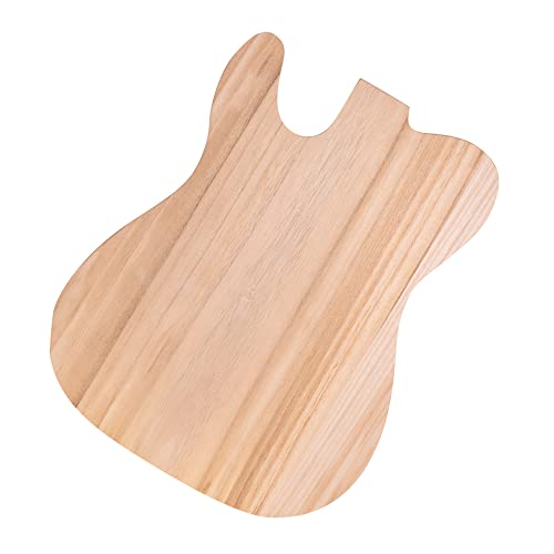 LANRU T02 Unfinished Electric Guitar Body Sycamore Wood Blank Guitar Barrel for Electric Guitars DIY Parts - WoodArtSupply