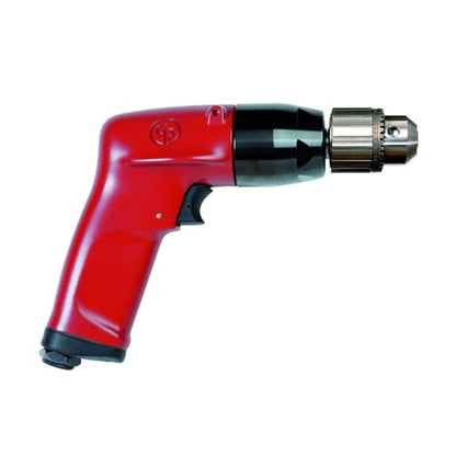 Chicago Pneumatic CP1117P60 - Air Power Drill, Hand Drill, Power Tools & Home Improvement, 3/8 Inch (10 mm), Keyed Chuck, Pistol Handle, 1.01 HP / - WoodArtSupply