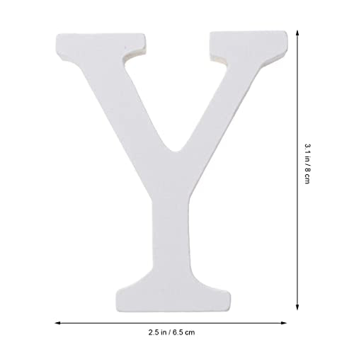 PartyKindom Hanging Wall 26 Letters Unfinished Wood Letter freestanding Letter Wood Table Sign Wooden Letters Kids Bedroom Letter Sign Standing PartyKindom