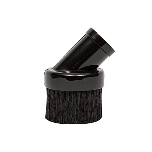 Shop-Vac 9061500 Round Brush Nozzle, Plastic Construction, Black in Color, 1-1/4 Inch Diameter Sleeve, (1-Pack) Shop-Vac