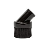 Shop-Vac 9061500 Round Brush Nozzle, Plastic Construction, Black in Color, 1-1/4 Inch Diameter Sleeve, (1-Pack) Shop-Vac