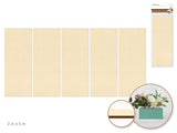 Natural Unpainted DIY Crafts - Wood Craft Slats - Set of 5 (2 x 5 Inches) CraftMedley
