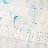 Hen Chicken Farmhouse Stencils, 4 Pcs Farm Eggs Hen Chicken Farmhouse Rustic Farmhouse Reusable Stencil for Painting on Wood Fabric Wall Furniture CODOHI