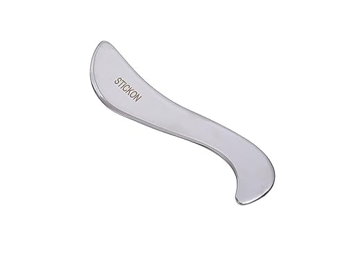 STICKON Stainless Steel Gua Sha Muscle Scraper Tool, Scraping Massage Tools, Physical Therapy Tools, GuaSha Massage Scraper Tool, IASTM Tools Great STICKON
