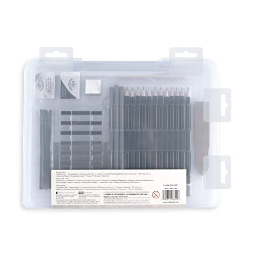 Royal & Langnickel Small Clear Case Sketching Set (RSET-ART3105) - WoodArtSupply