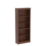 VICTONE Cherry 5-Shelf Wooden Bookcase for Stylish Home Storage VICTONE