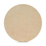 Wood Circles 16 inch 1/2 inch Thick, Unfinished Birch Plaques, Pack of 1 Wooden Circle for Crafts and Blank Sign Rounds, by Woodpeckers Woodpeckers