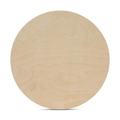 Wood Circles 16 inch 1/2 inch Thick, Unfinished Birch Plaques, Pack of 1 Wooden Circle for Crafts and Blank Sign Rounds, by Woodpeckers