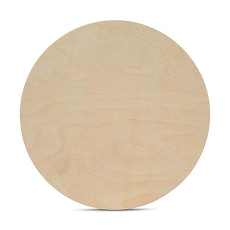 Wood Circles 16 inch 1/2 inch Thick, Unfinished Birch Plaques, Pack of 3 Wooden Circles for Crafts and Blank Sign Rounds, by Woodpeckers Woodpeckers