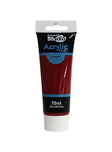 Mont Marte Acrylic Paint Studio 75ml - Crimson Red - WoodArtSupply