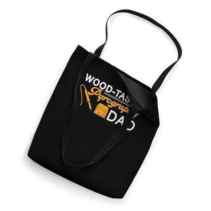 Woodburning Wood-tastic Pyrography Dad Funny Pyrography Tote Bag - WoodArtSupply