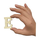 180 Pieces 1-3/4 Inch (1.75") Wooden Letters Wooden Numbers with Rustic Divider,Bold Font Unfinished Wood Alphabet A-Z and Numbers 0-9 Gifts Set for Cregugua