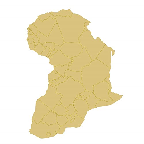 Africa Engraved Cutout Unfinished Wood Country Travel Door Hanger MDF Shape Canvas Style 1 (12") Diverse Woodworking