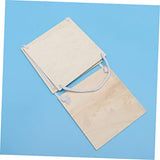 Operitacx 2 Pcs Craft Wooden Plaque Unfinished Wooden Sign Wood Embellishments for Crafts Store Wood Plaque Unfinished Wooden Cutout Disc Ornaments Operitacx