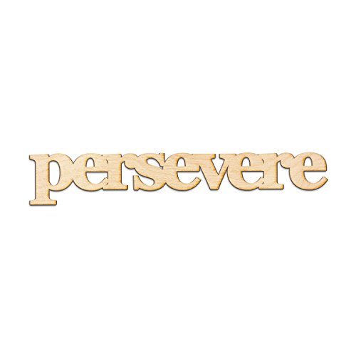 Persevere Wood Sign Home Decor Gallery Wall Art Unfinished GIA 12