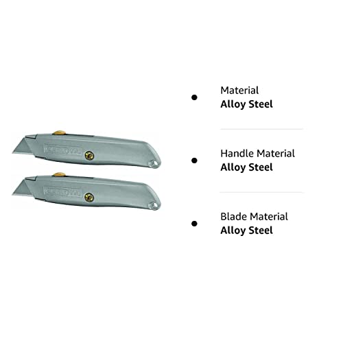 Stanley 10-099 6 in Classic 99 Retractable Utility Knife, 2-Pack Stanley