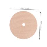 Vaguelly 1 Set Wooden Wheel Wood Craft Wheels Wooden Toy Wheels Spoked Toy Wheels Crafts Toy Wheels Mini DIY Car Models an Fittings Art Craft Vaguelly